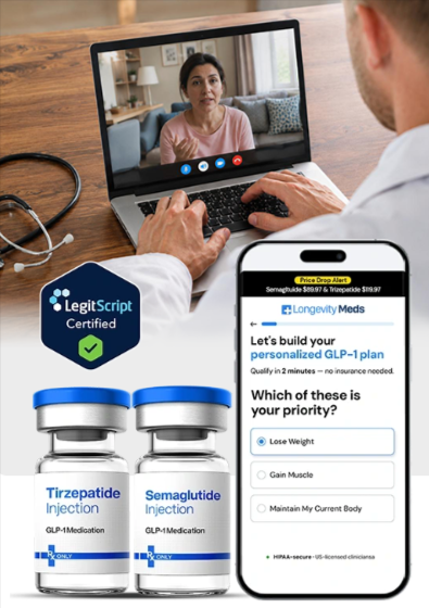 Longevity Meds GLP-1 include