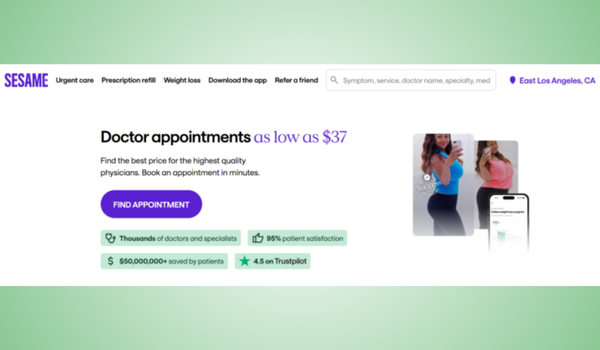 Sesame Care Telehealth Reviews