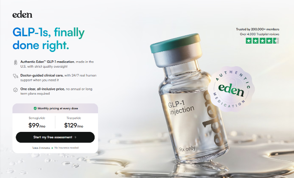 Eden Health GLP-1 Reviews