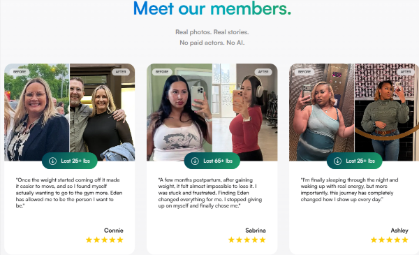 Eden Health GLP-1 customer results