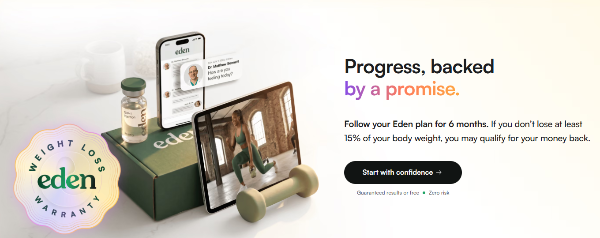 Eden Health GLP-1 money back